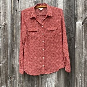 LOFT Paisley Button Down